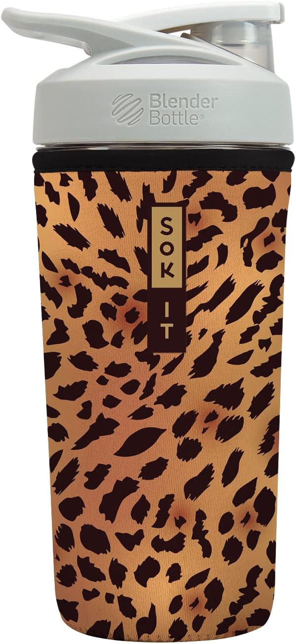 Sok It BotlSok Protein Blender Shaker Bottle Sleeve Insulated Neoprene Cover by SokIt