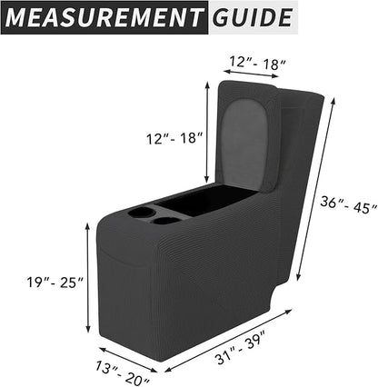 Easy-Going 2-Piece Recliner Console Cover - Image 4