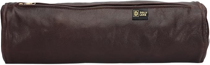 D DOLLY LAMB Goat Leather Cylindrical Cushion Covers - Image 2