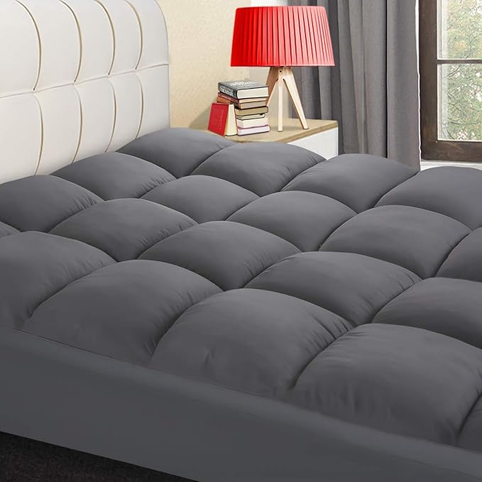 COONP Full XL Mattress Topper, Extra Thick Pillowtop, Cooling Plush Mattress by COONP