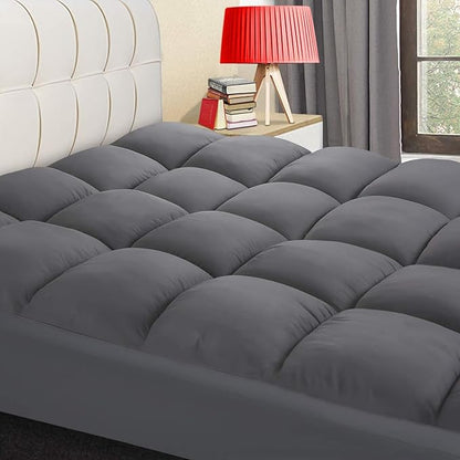 COONP Full XL Mattress Topper, Extra Thick Pillowtop, Cooling Plush Mattress by COONP