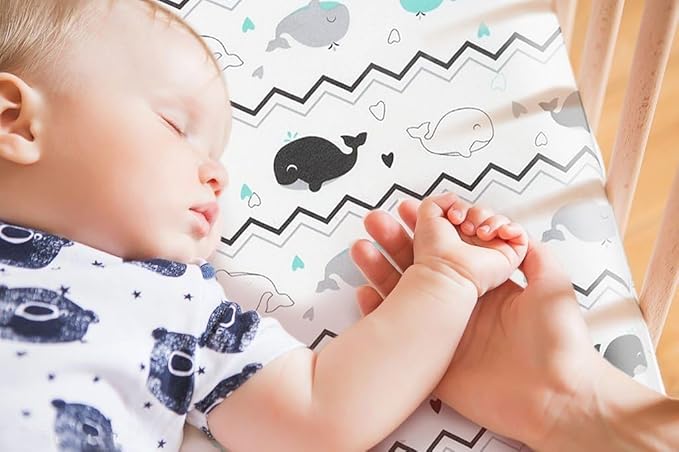 Pack n Play Sheets, BROLEX 2 Pack Mini Crib Sheets, Stretchy Portable Fitted - Image 8