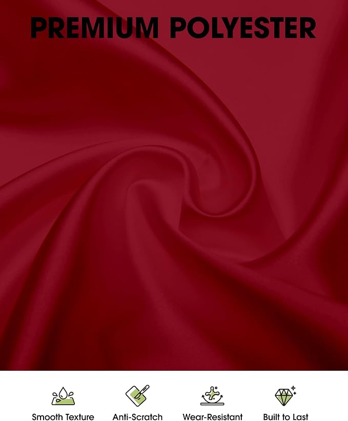 Pureegg Rectangle Table Cloth 60" x 84" – 8 Packs, Durable Polyester Tablecloth - Image 2
