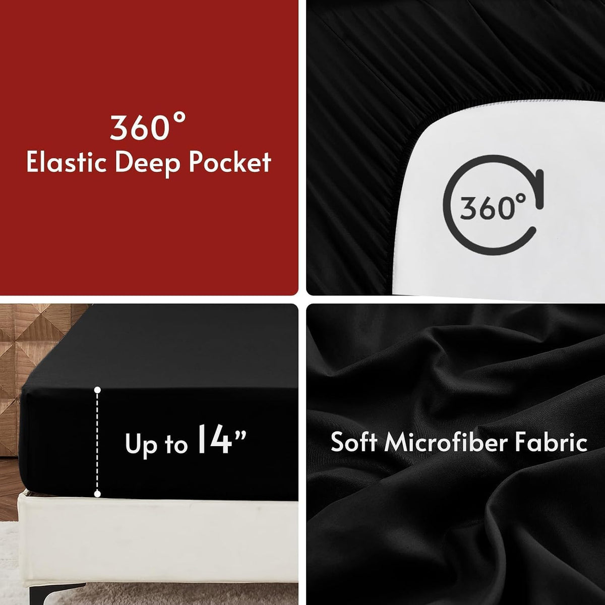 muxhomo full comforter set 7 pieces, reversible bed on a desk or shelf