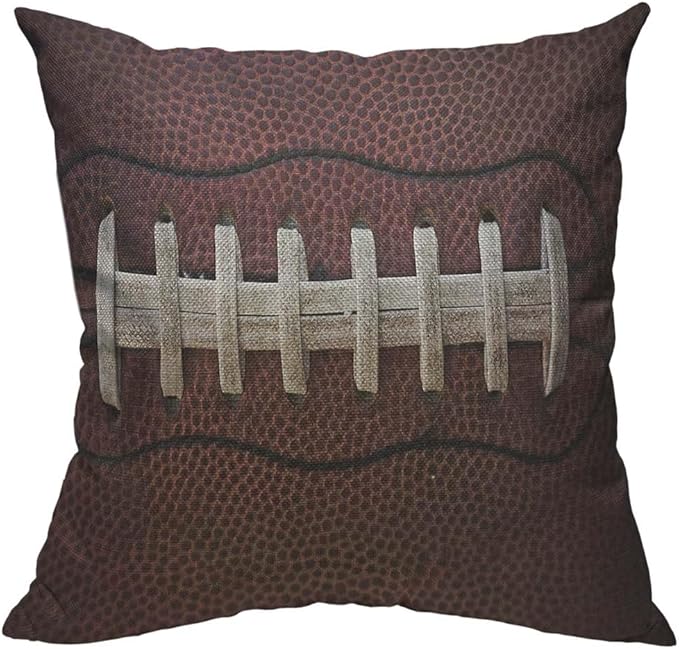 TKS MITLAN American Football Throw Pillow Case Cushion Cover Laces Detail by TKS+MITLAN