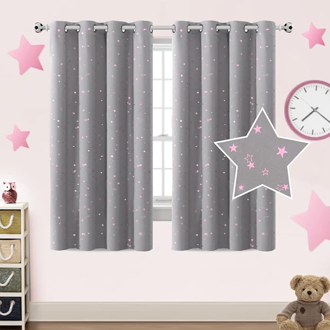 PrinceDeco Blackout Kids Curtains by PrinceDeco