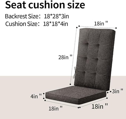 46x18 Outdoor High Back Chair Cushions | Waterproof & UV-Resistant Patio - Image 2