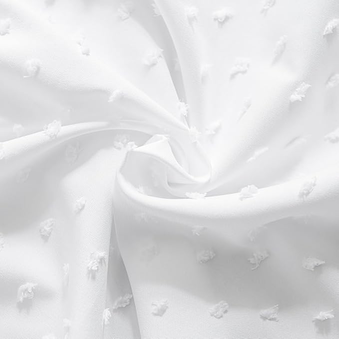 Tufted Dot Bed Skirt Twin Size, Ruffled Bed Skirt - Image 3