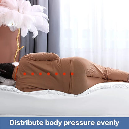 COHOME Twin Size Mattress Topper Extra Thick Cooling Mattress Pad 400TC Cotton - Image 4