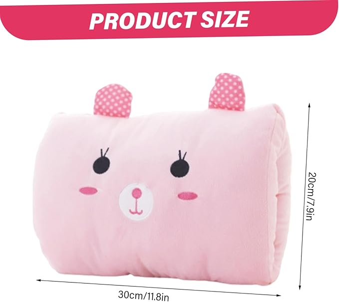 Hand Warmer Pillow, Kids Cartoon Rabbit Hand Warmer Pouch Non Electrical Arm - Image 3