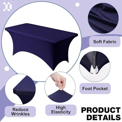 Trlyc 1 Pack 6FT Spandex Table Cloth - Image 2