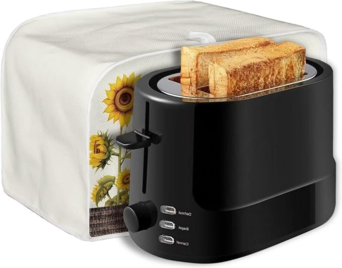 Sunflower Butterfly Printed 2 Slice Kitchen Machine Covers, Dachshund Print - Image 7