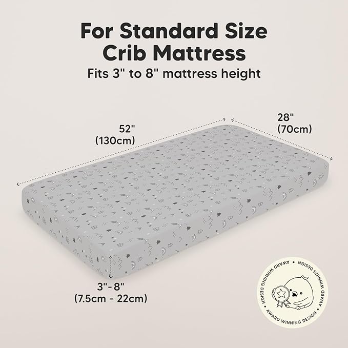 KeaBabies 2-Pack Baby Crib Sheets - Image 3