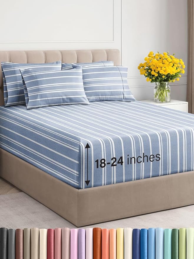 Extra Deep King Sheet Set by CGKUnlimited