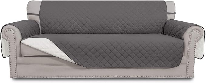 Easy-Going 4 Seater Sofa Slipcover Reversible Sofa Cover Water Resistant Couch by Easy-Going