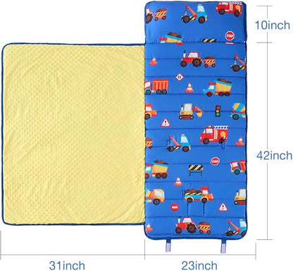 beeweed Toddler Nap Mat, Rollup Design Kid Sleeping Mat - Image 5
