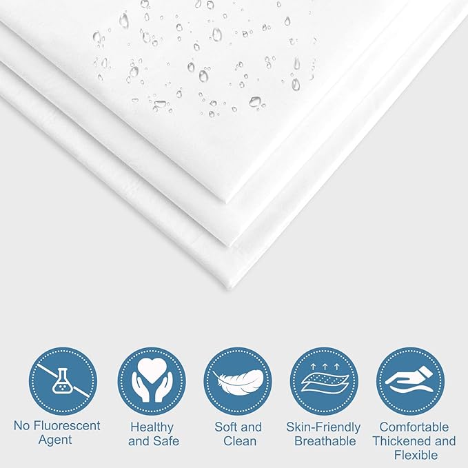 4pcs Superior Disposable Travel Bedset Ready-to-Use Large Size Bed Linens - Image 4