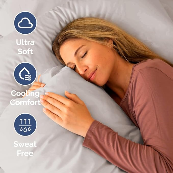 Cot Sheet Set 30” x 75” – 4 Piece Cot Size Narrow Twin Mattress Sheets – Ideal - Image 5