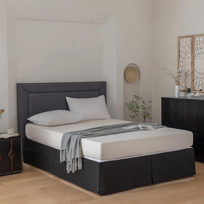 King Bed Skirt, Wrap Around Bed Skirt - Image 5