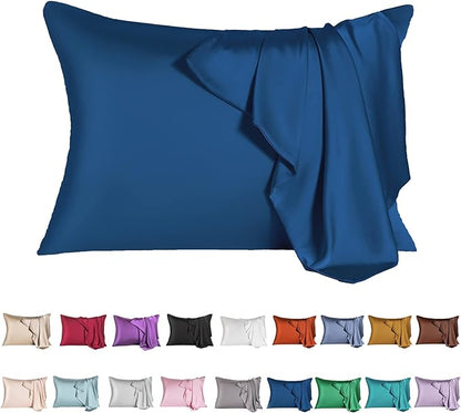 Mulberry Silk Pillowcase for Hair and Skin, Queen Size Cooling Silk Pillow Case by SIYUAN