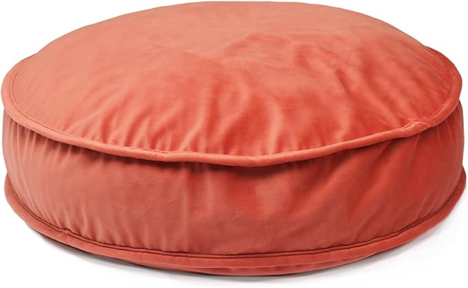 Round Floor Pillow Cover Velvet Throw Seating Pouf Yoga Meditation Cushion by YIUOR