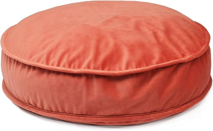 Round Floor Pillow Cover Velvet Throw Seating Pouf Yoga Meditation Cushion by YIUOR