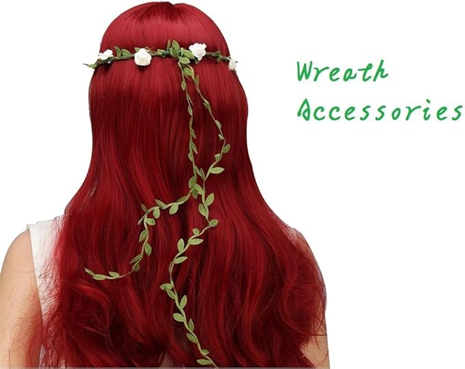 66 ft Leaf Ribbon, Artificial Eucalyptus Garland Rattan Leaf String, Decorative - Image 3