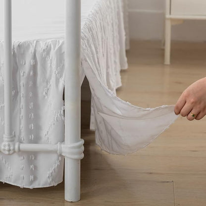 Bed Skirt Queen Size Ruffled Bed Skirt - Image 3