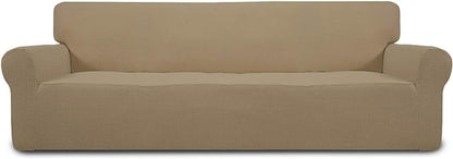 Easy-Going Stretch 4 Seater Sofa Slipcover 1-Piece Sofa Cover Furniture by Easy-Going