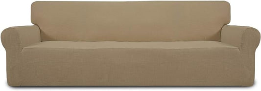 Easy-Going Stretch 4 Seater Sofa Slipcover 1-Piece Sofa Cover Furniture by Easy-Going