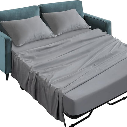 SPRINGSPIRIT Sleeper Sofa Queen Sheets Set, 4 Piece Bed Sheets Set Up to 8" by SpringspiritBedding