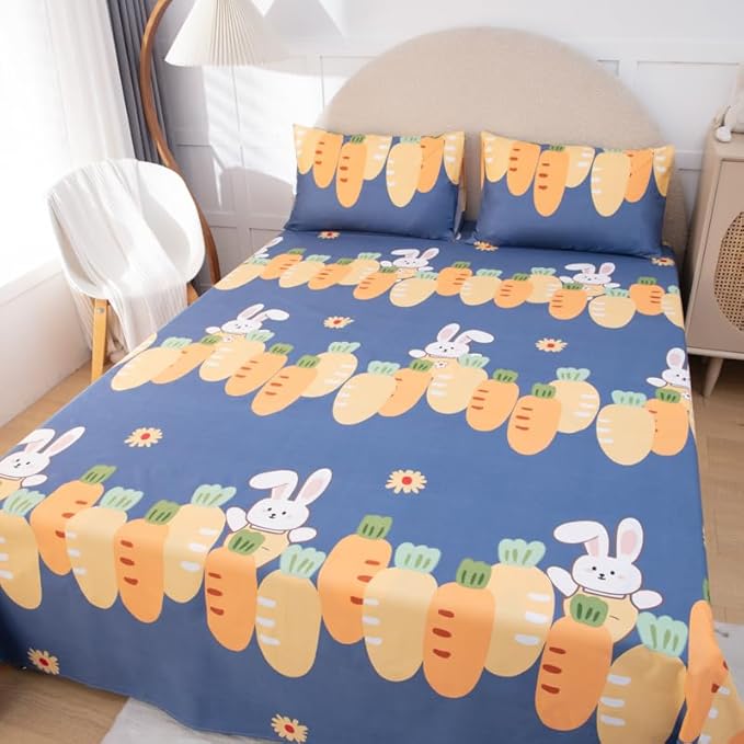 WenBags Lightweight Waterproof Flat Sheet 70*90 Inches Queen Size-Mattress - Image 7