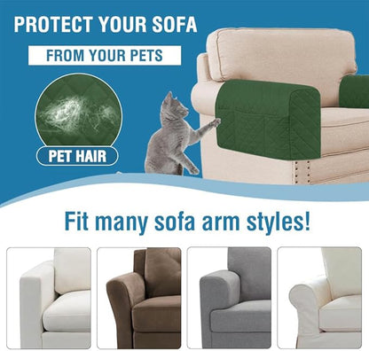 2 Pack Water Resistant Armrest Covers - Image 6