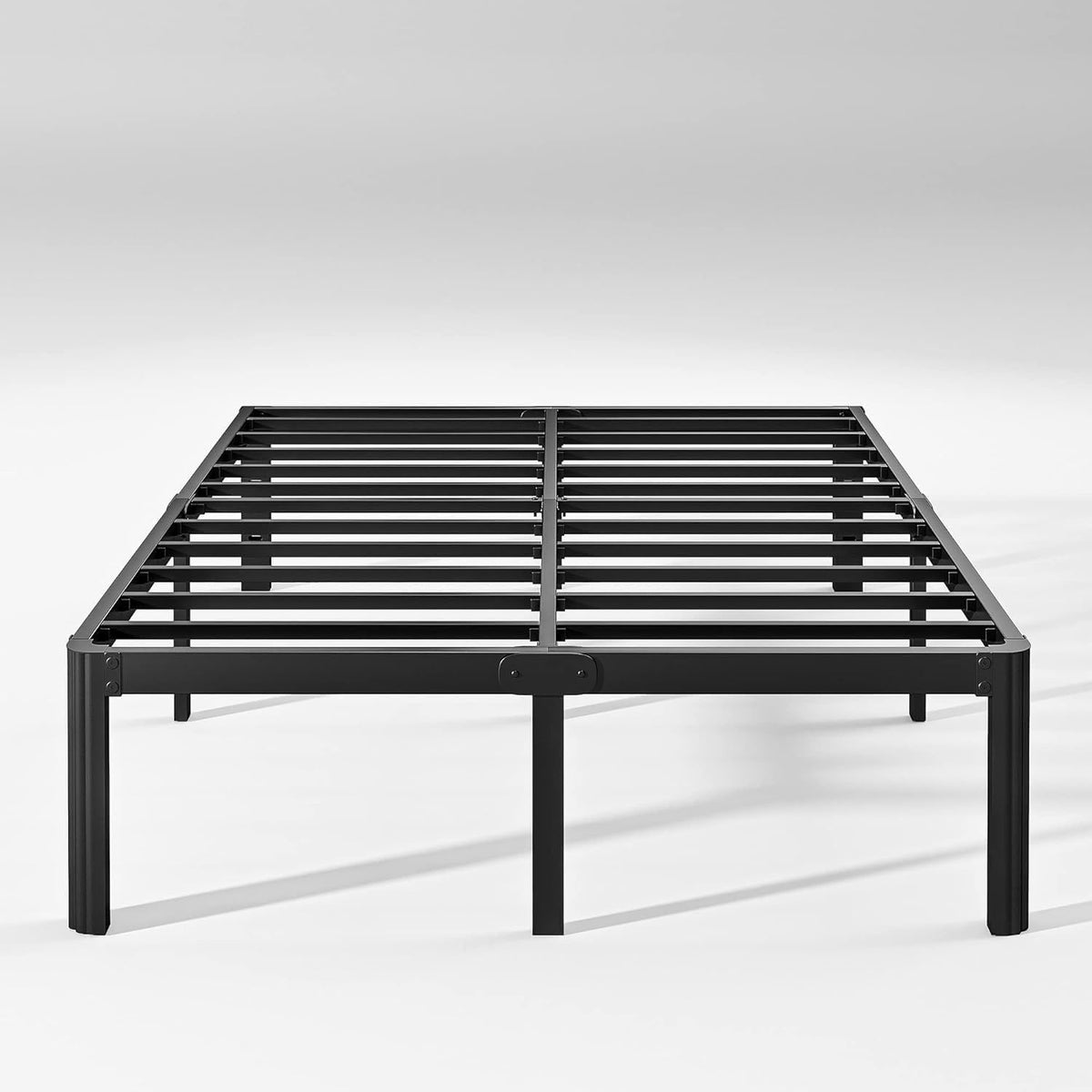 hunlostten 18in high king bed frame no box, main product view