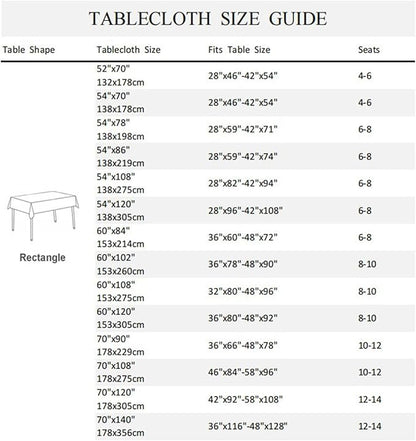 54x70inches Blue Medallion Print Tablecloth Mykonos Blue Mediterranean Tile - Image 7