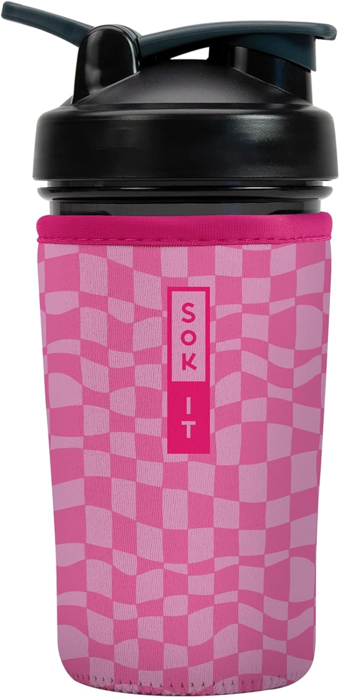 Sok It BotlSok Protein Blender Shaker Bottle Sleeve Insulated Neoprene Cover by SokIt