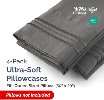 Queen Pillow Cases Set of 4 - Image 2