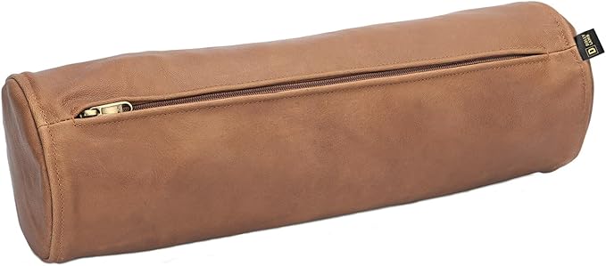 D DOLLY LAMB Goat Leather Cylindrical Cushion Covers by DDollyLamb