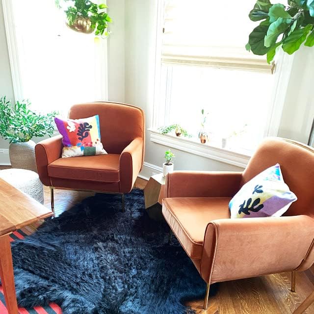 Matisse Coral Pillow Cover | Orange Modern Pillows | Modern Chair Cushion| - Image 4