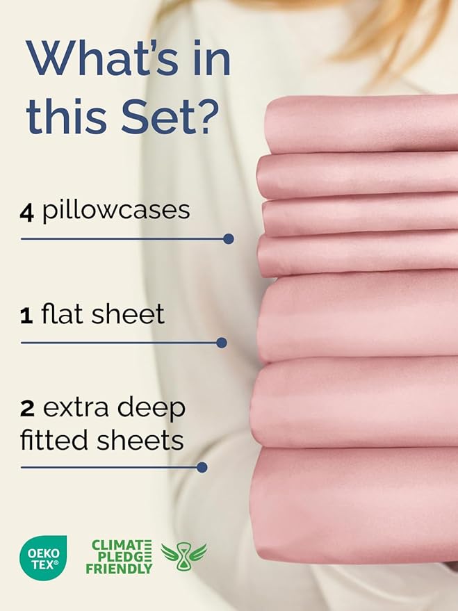 Extra Deep Split King Sheet Set - Image 2
