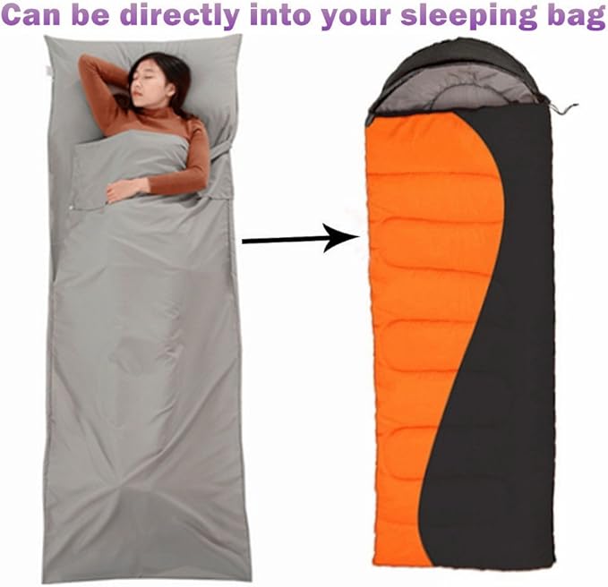 Sleeping Bag Liner Travel Sheets - Image 9