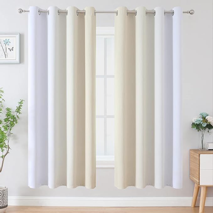 Estelar Textiler Full Room Darkening Blackout Curtains 72 Inch Length 2 Panels - Image 2