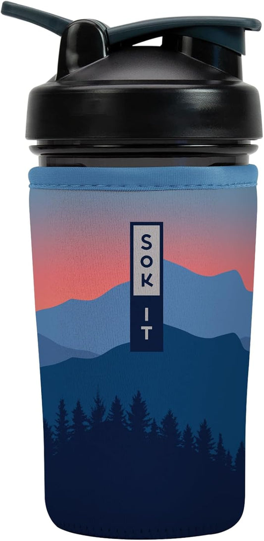 Sok It BotlSok Protein Blender Shaker Bottle Sleeve Insulated Neoprene Cover by SokIt