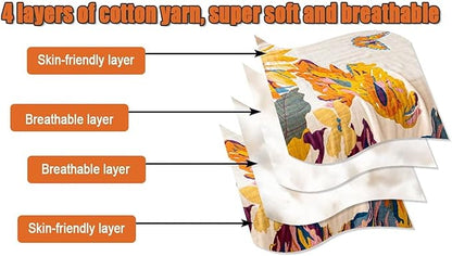 MSGKV Boho Throw Blanket Queen Size 90" x 90" Warm Blanket - Image 6