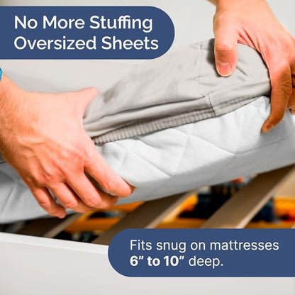 Cot Sheet Set 30” x 75” – 4 Piece Cot Size Narrow Twin Mattress Sheets – Ideal - Image 4