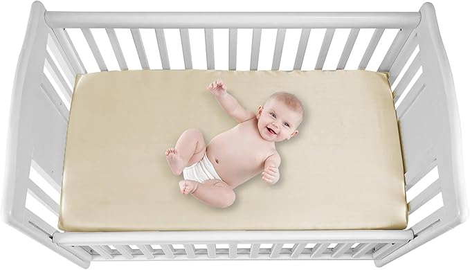 2 Pack Satin Soft Crib Sheet for Baby - Image 2