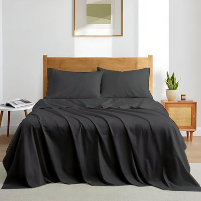 Full Size Bed Sheets Set by SHREEM+LINEN