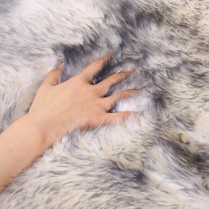 LLB Sheepskin Chair Cushion Non-Slip Back Square Genuine Fur Chair Cover Silky - Image 5