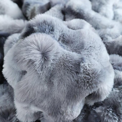 Faux Fur Throw Blanket for Couch Cozy Fuzzy Soft Plush Thick Fluffy Fleece - Image 7