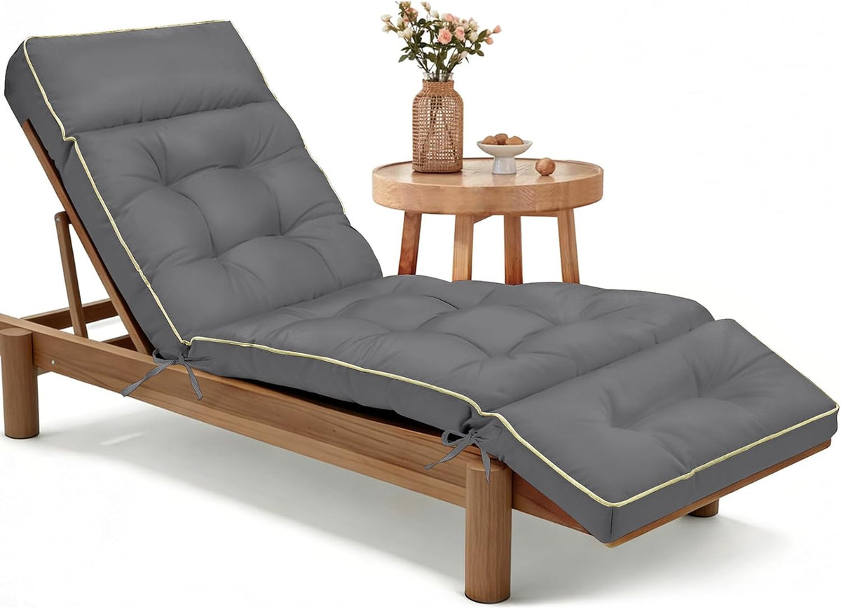 magic elephant chaise lounge cushion outdoor, memory foam, main product view